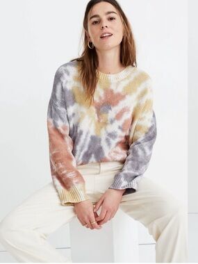 Tie-Dye Crewneck Sweater